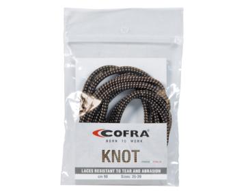 Vezalke Knot črna/rjava