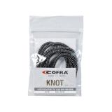 Vezalke Knot črna/siva