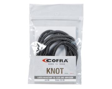 Vezalke Knot črna/siva